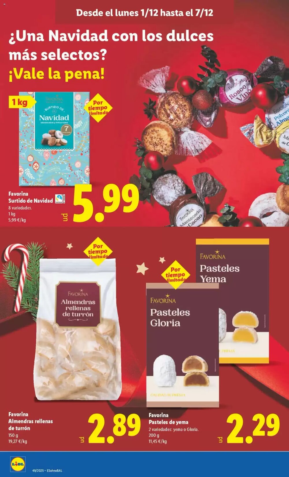 Folleto promocional de Lidl válido desde el 01/12/2025 - Página 22.