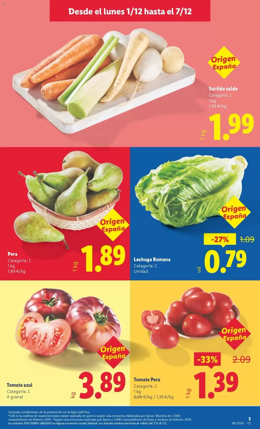 Folleto promocional de Lidl válido desde el 01/12/2025 - Página 3.