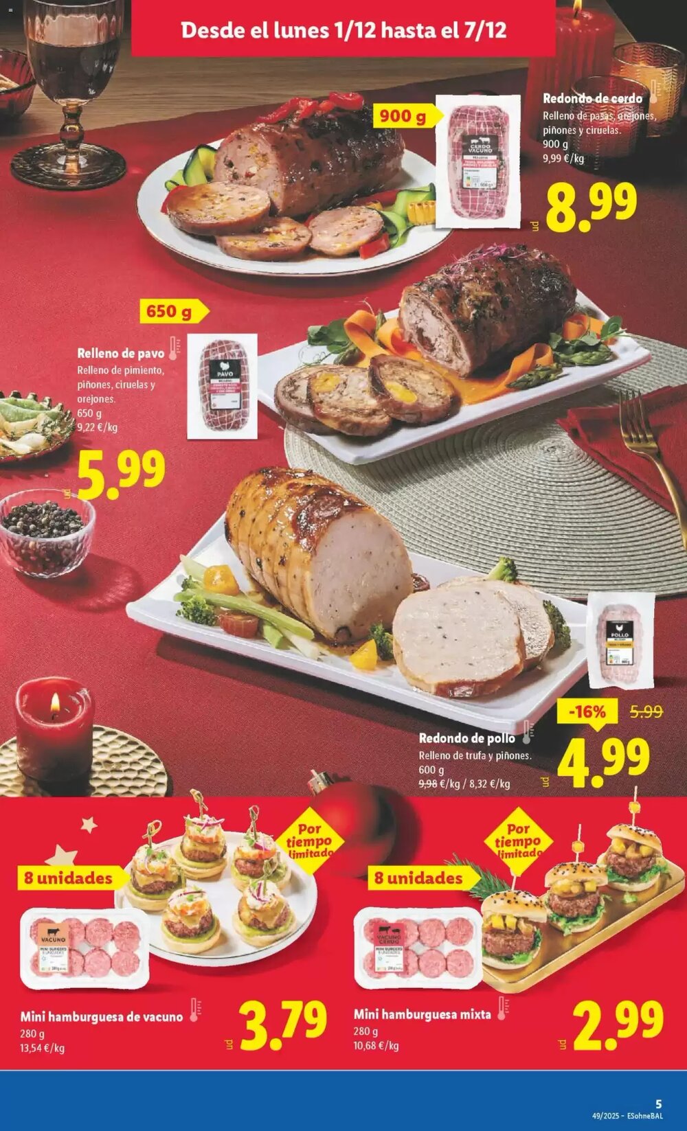Folleto promocional de Lidl válido desde el 01/12/2025 - Página 5.
