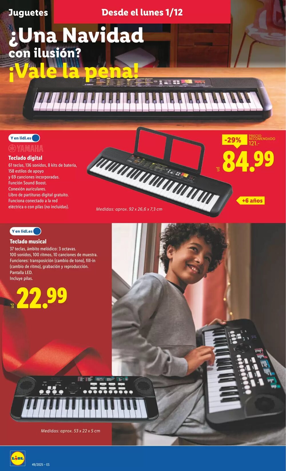 Folleto promocional de Lidl válido desde el 01/12/2025 - Página 4.