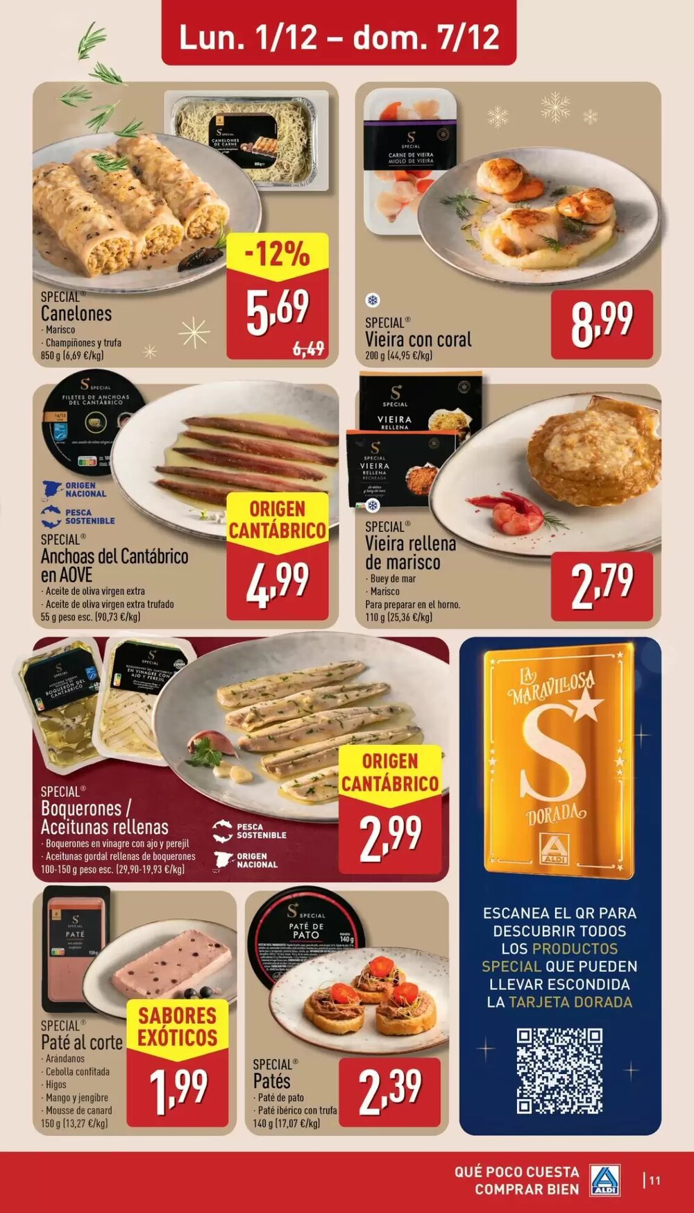 Folleto promocional de ALDI válido desde el 01/12/2025 - Página 11.