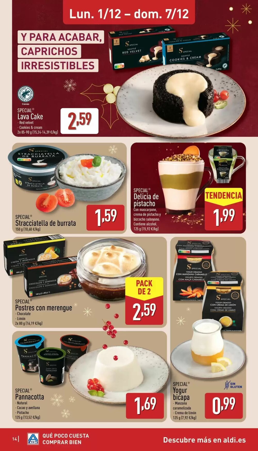 Folleto promocional de ALDI válido desde el 01/12/2025 - Página 14.