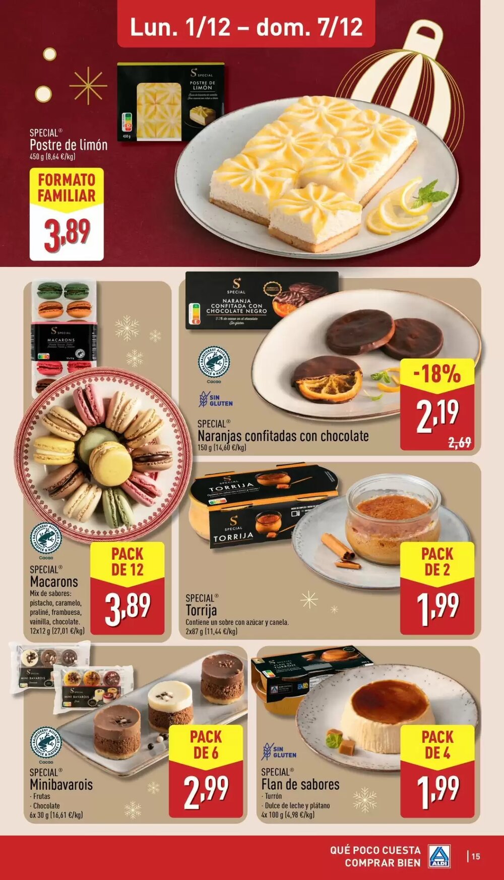 Folleto promocional de ALDI válido desde el 01/12/2025 - Página 15.