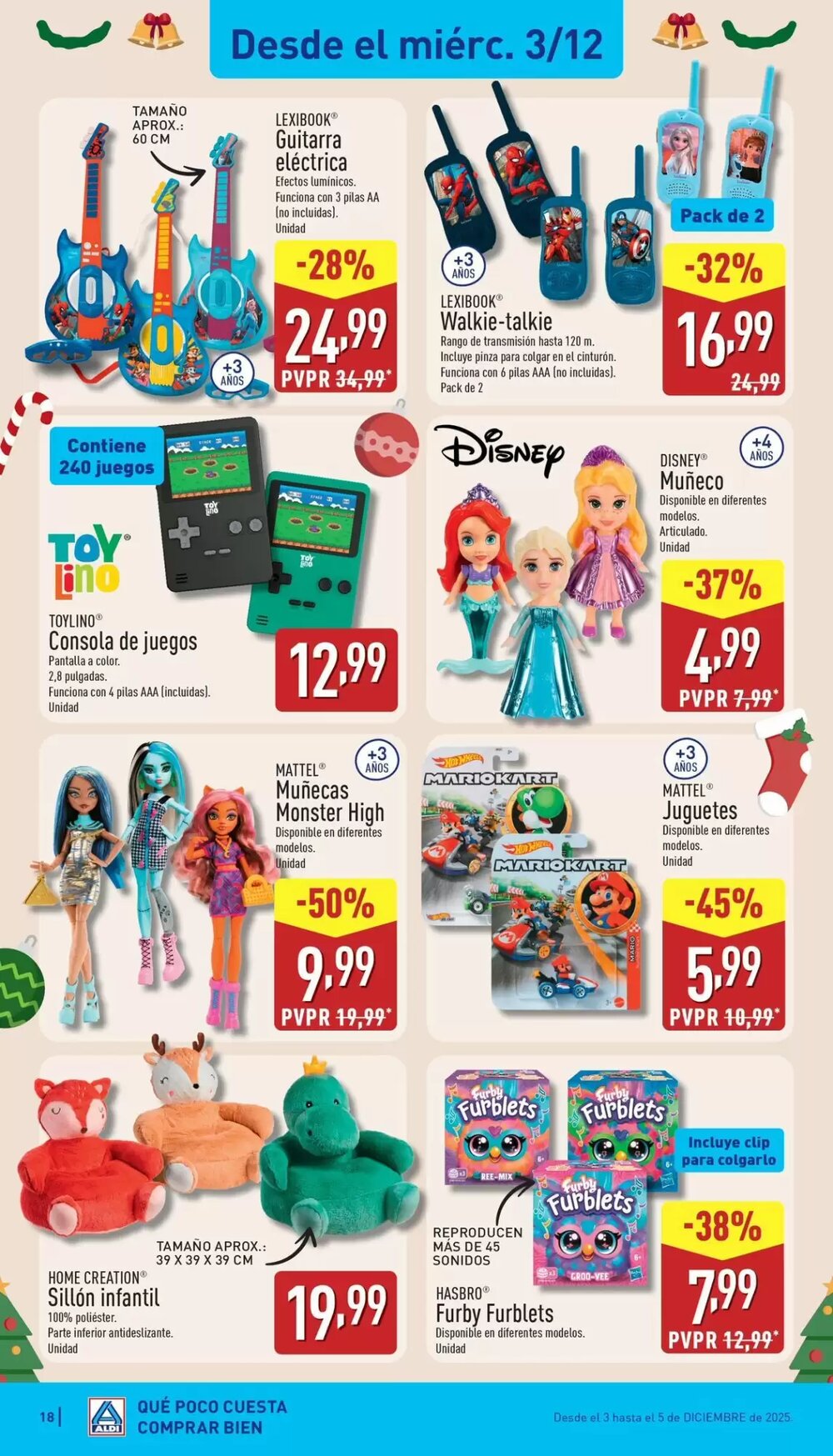 Folleto promocional de ALDI válido desde el 01/12/2025 - Página 18.
