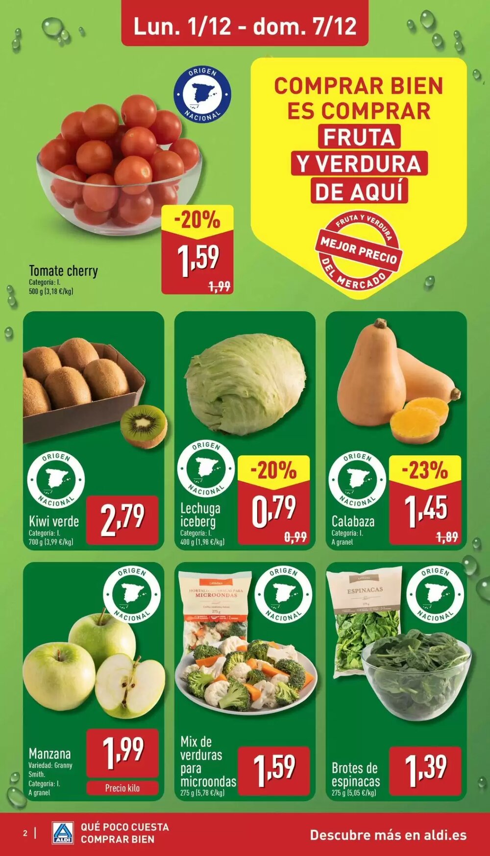 Folleto promocional de ALDI válido desde el 01/12/2025 - Página 2.