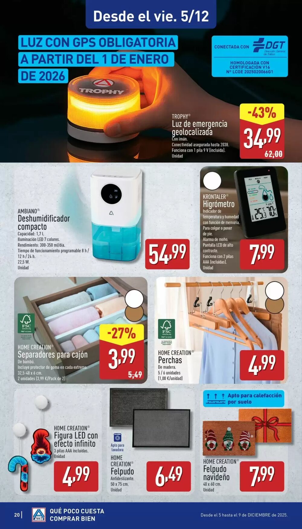 Folleto promocional de ALDI válido desde el 01/12/2025 - Página 20.
