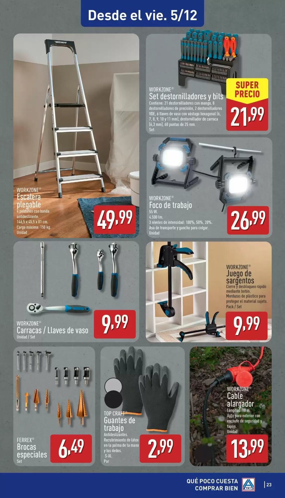 Folleto promocional de ALDI válido desde el 01/12/2025 - Página 23.