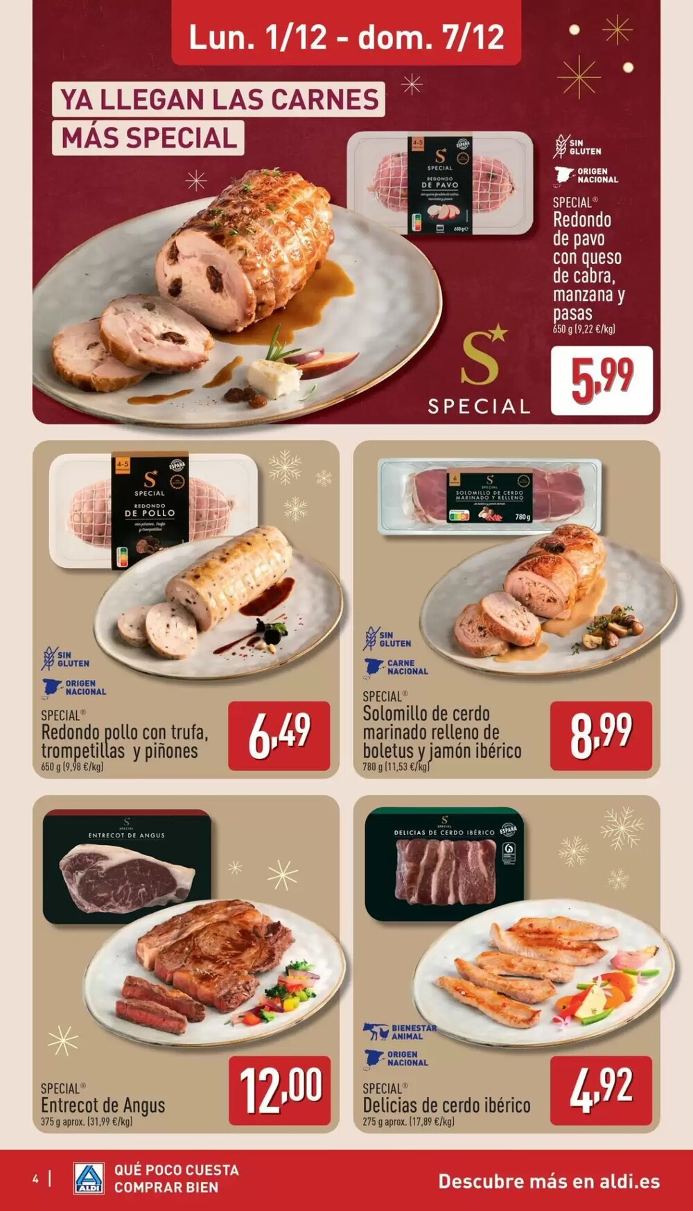 Folleto promocional de ALDI válido desde el 01/12/2025 - Página 4.