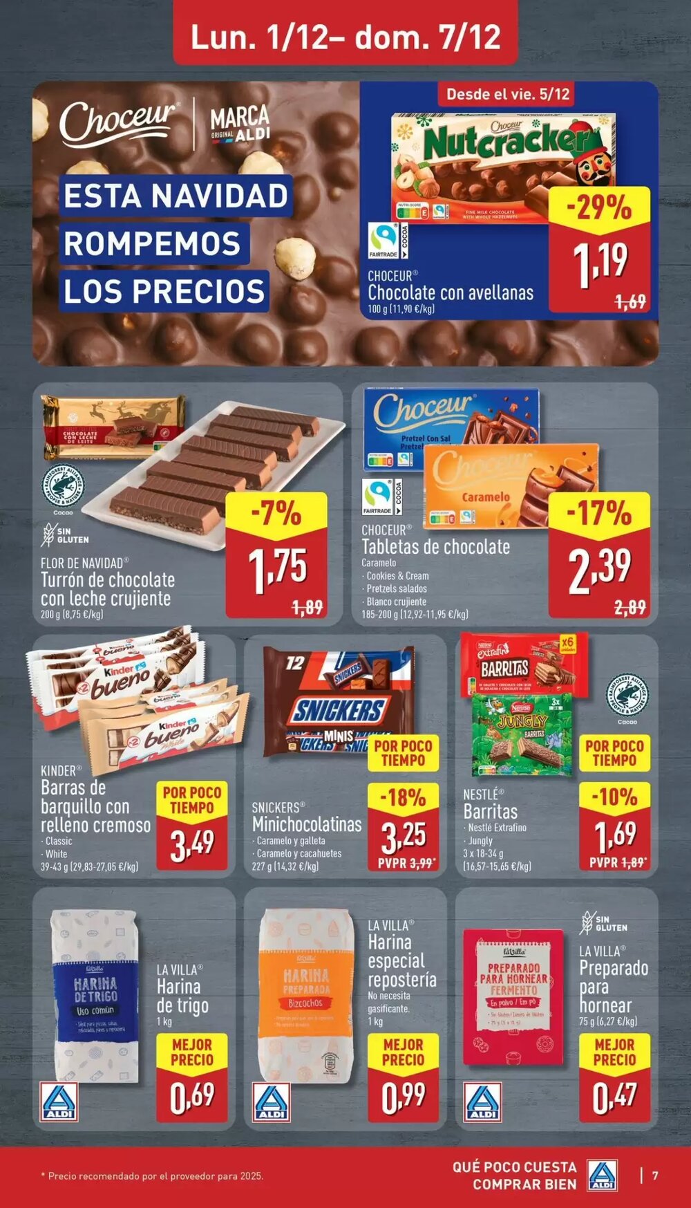 Folleto promocional de ALDI válido desde el 01/12/2025 - Página 7.