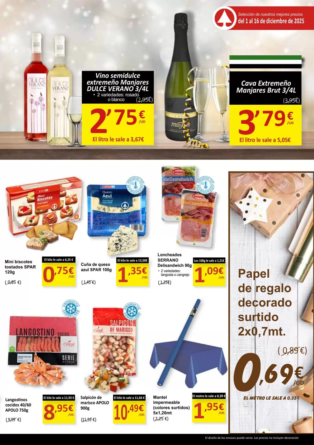 Folleto promocional de Spar válido desde el 01/12/2025 - Página 3.