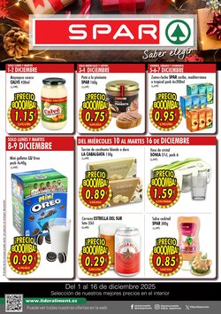 Folleto promocional de Spar válido desde el 01/12/2025