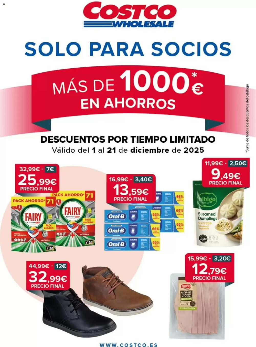 Folleto promocional de Costco válido desde el 01/12/2025 - Página 1.