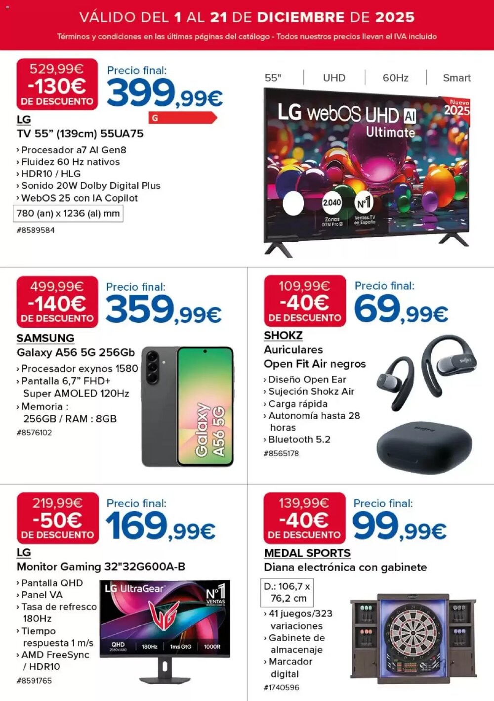 Folleto promocional de Costco válido desde el 01/12/2025 - Página 8.