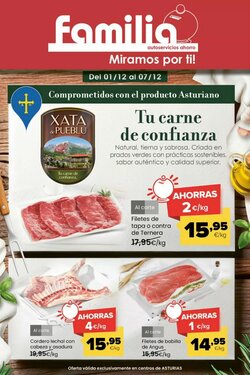 Folleto promocional de Autoservicios Familia válido desde el 01/12/2025