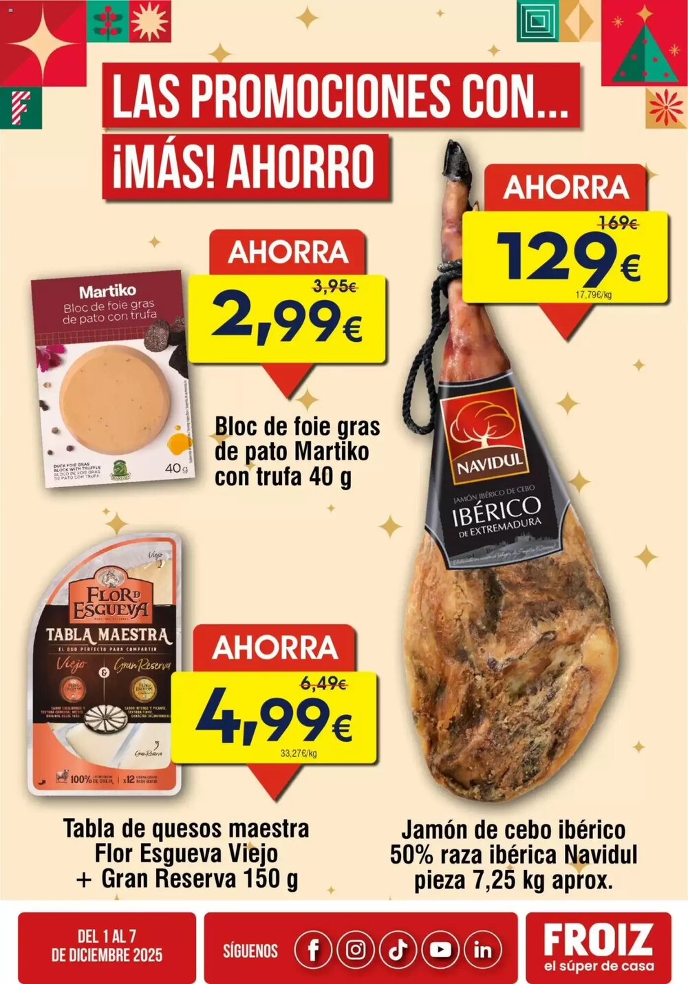 Folleto promocional de FROIZ válido desde el 01/12/2025 - Página 3.
