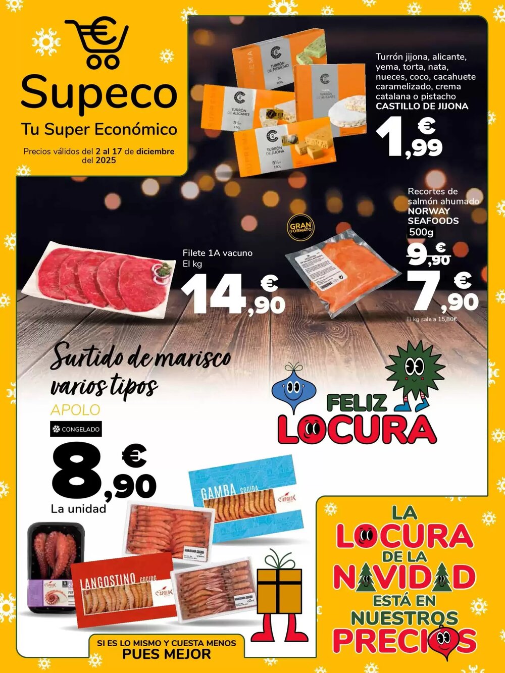 Folleto promocional de Supeco válido desde el 01/12/2025 - Página 1.