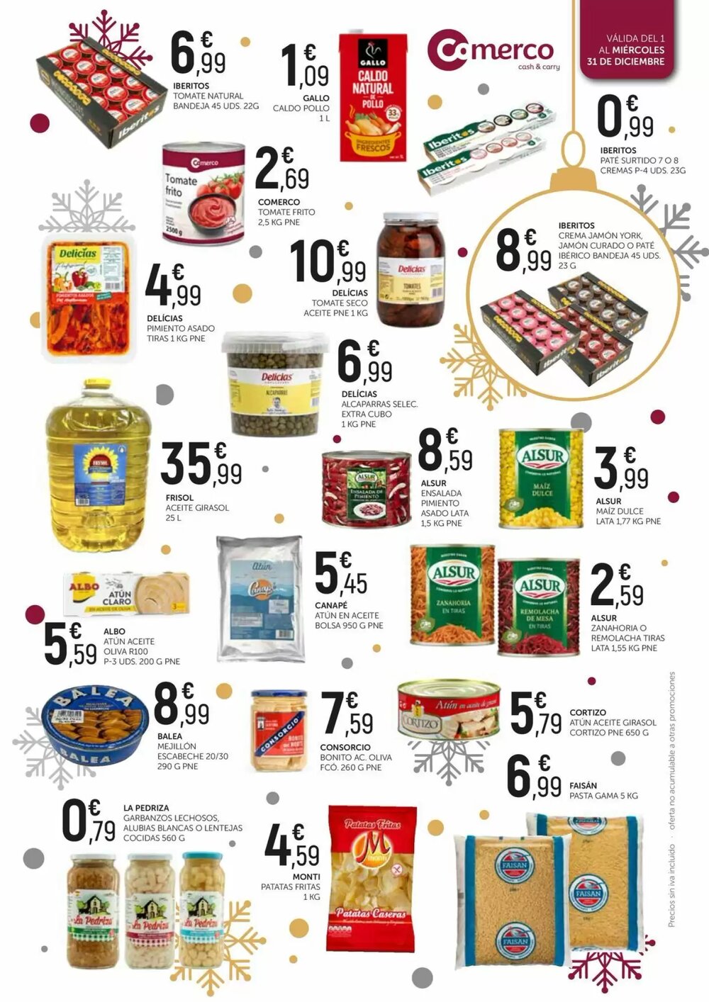 Folleto promocional de Comerco Cash & Carry válido desde el 01/12/2025 - Página 9.