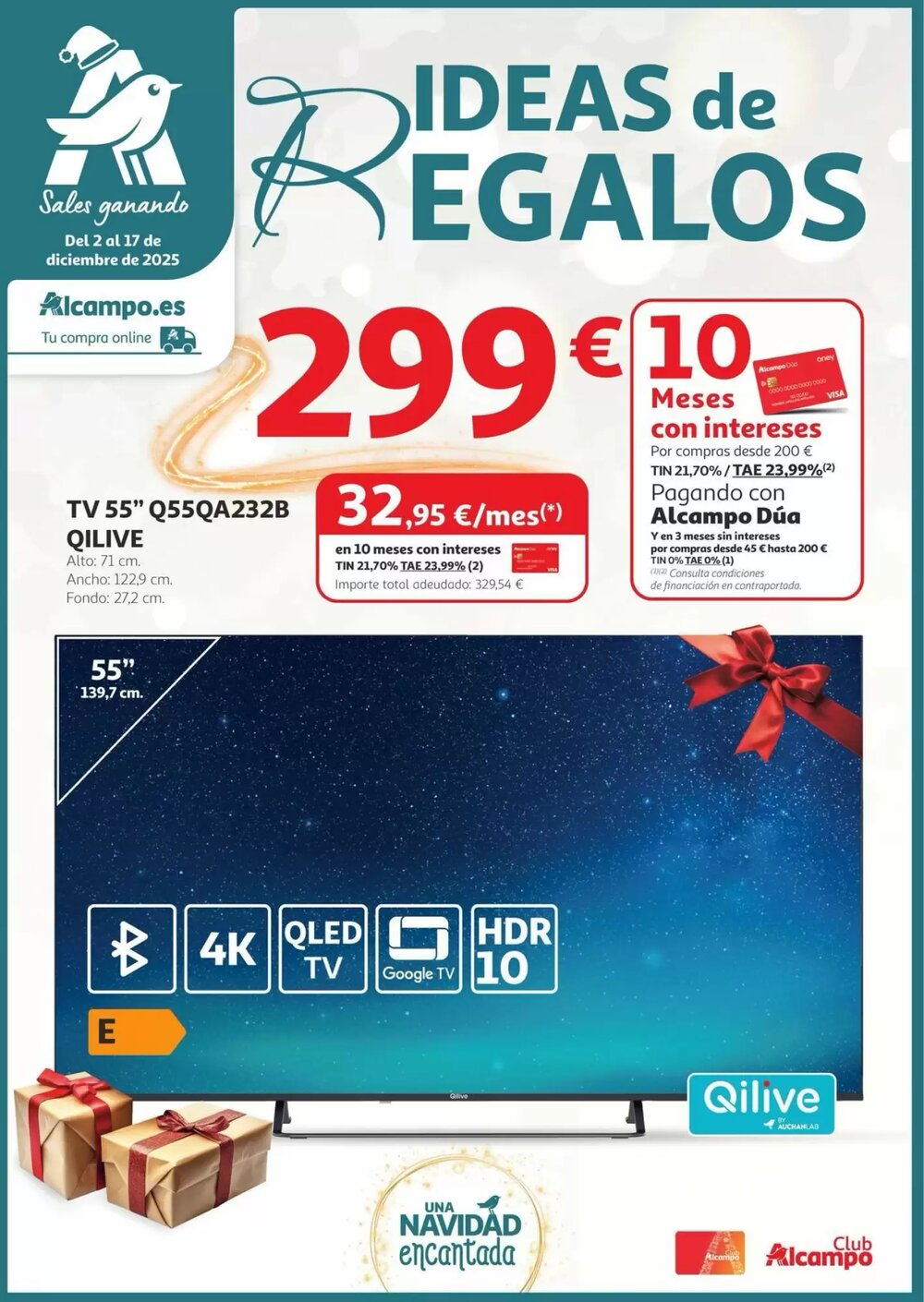 Folleto promocional de Alcampo válido desde el 02/12/2025 - Página 1.