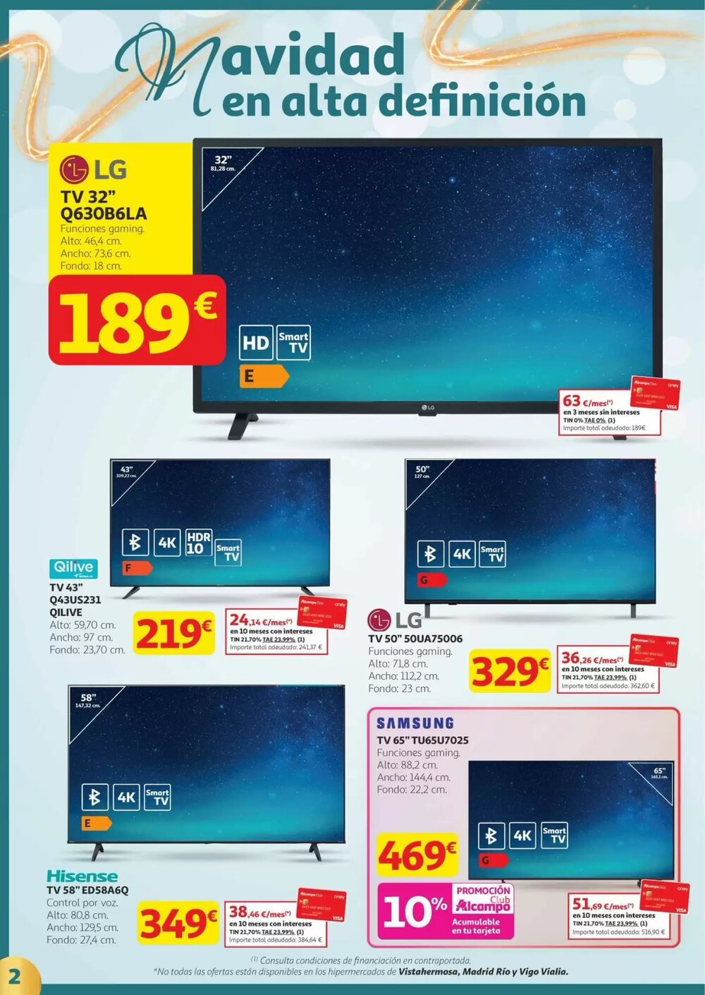 Folleto promocional de Alcampo válido desde el 02/12/2025 - Página 2.