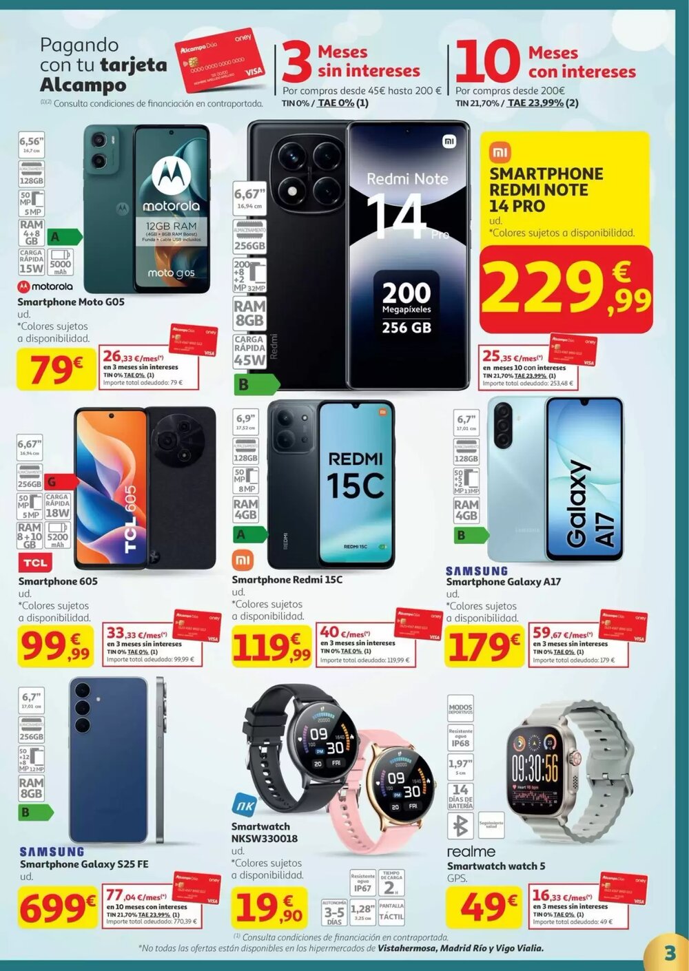 Folleto promocional de Alcampo válido desde el 02/12/2025 - Página 3.