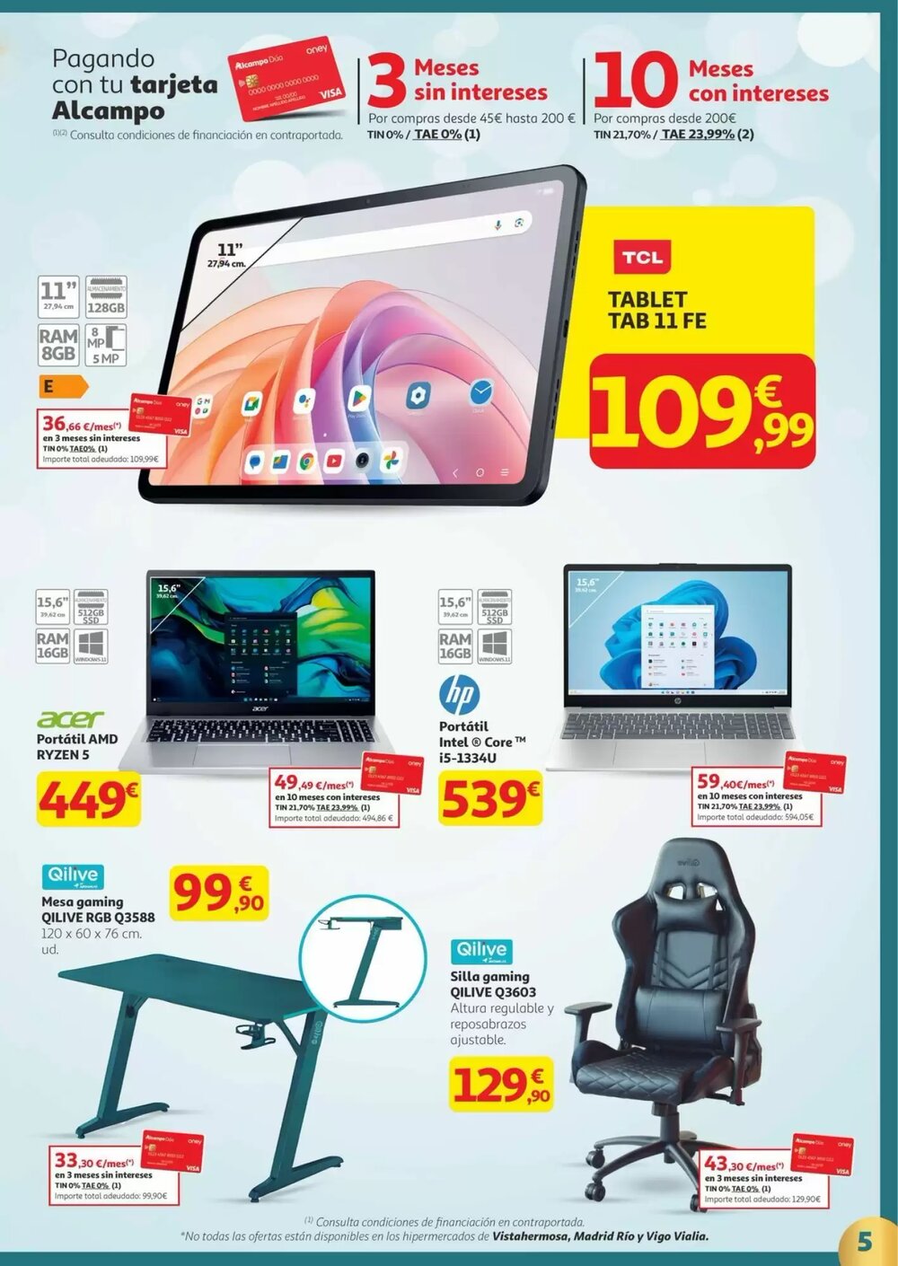 Folleto promocional de Alcampo válido desde el 02/12/2025 - Página 5.