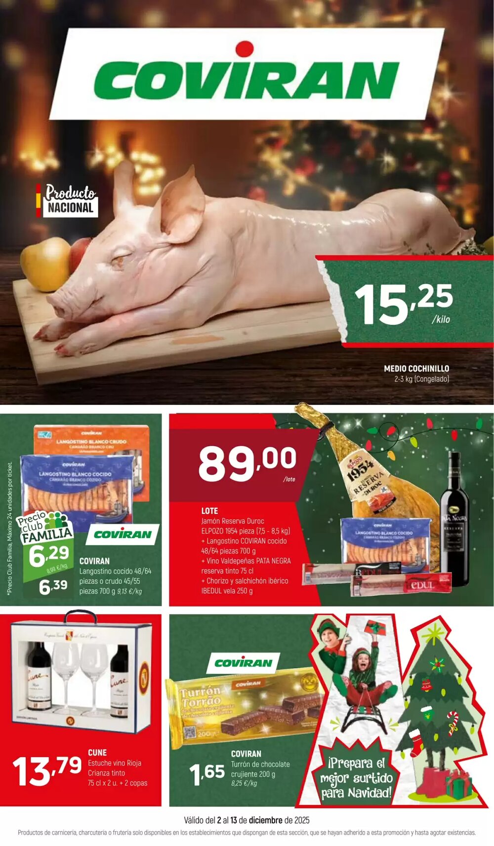 Folleto promocional de Coviran válido desde el 02/12/2025 - Página 1.