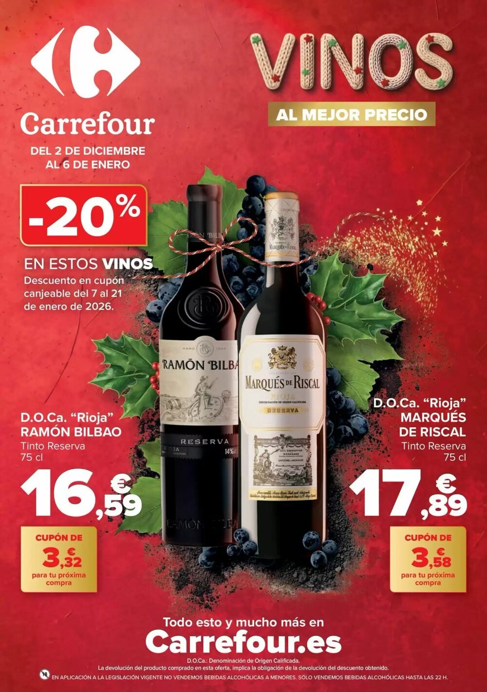 Folleto promocional de Carrefour válido desde el 02/12/2025 - Página 1.