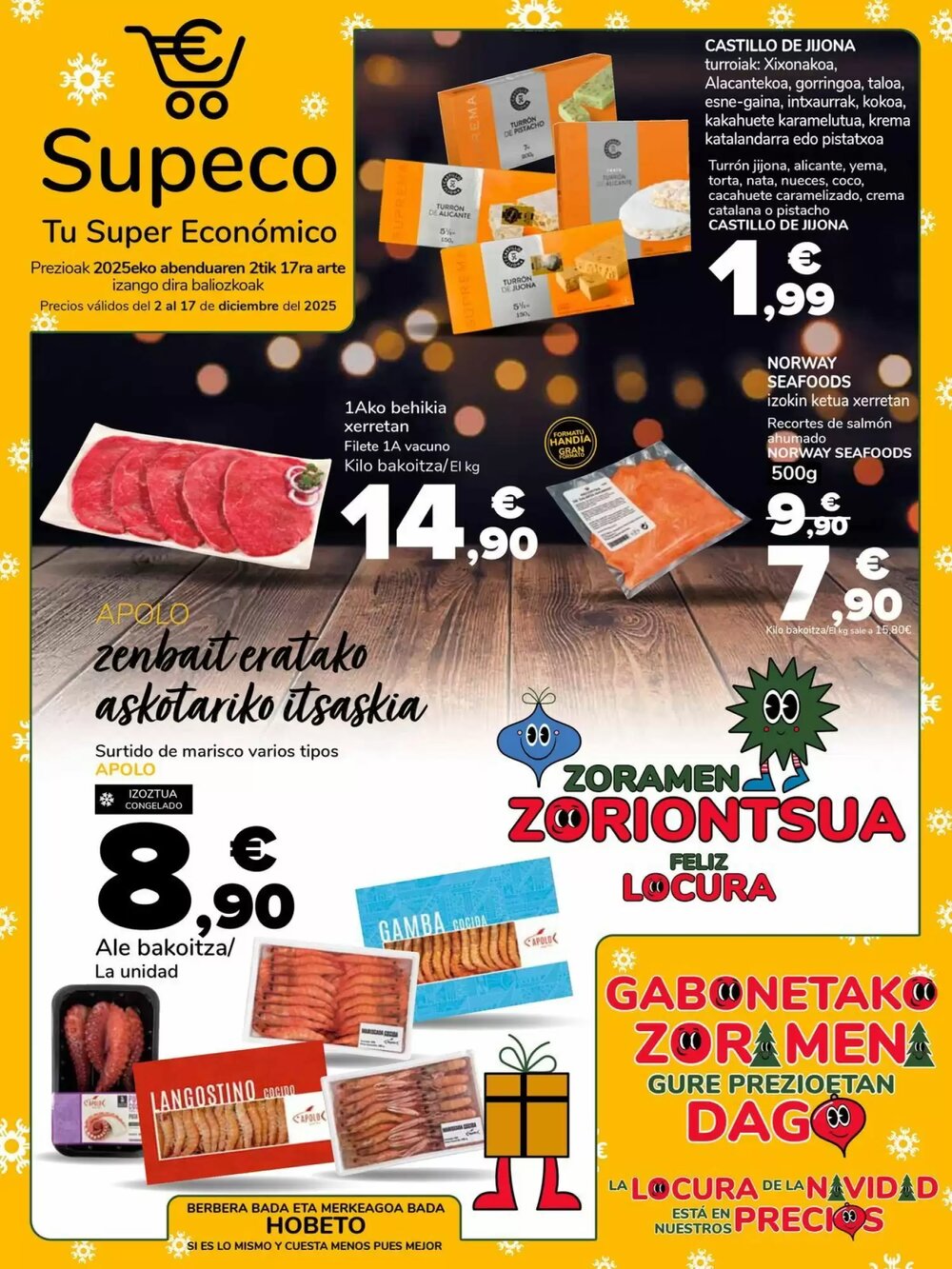 Folleto promocional de Supeco válido desde el 02/12/2025 - Página 1.