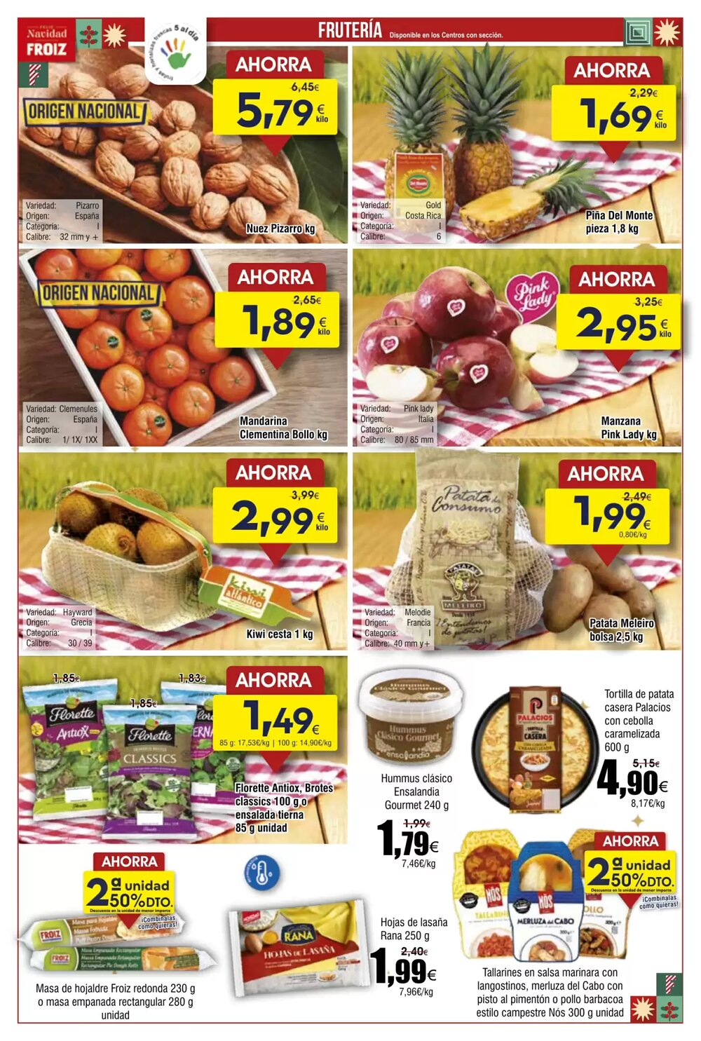 Folleto promocional de FROIZ válido desde el 02/12/2025 - Página 2.