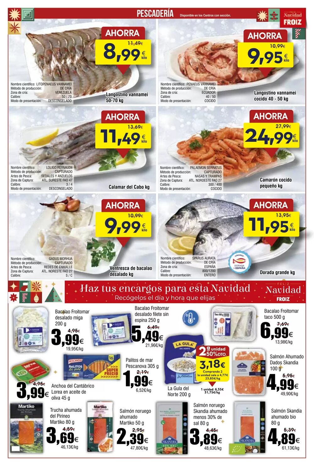 Folleto promocional de FROIZ válido desde el 02/12/2025 - Página 5.