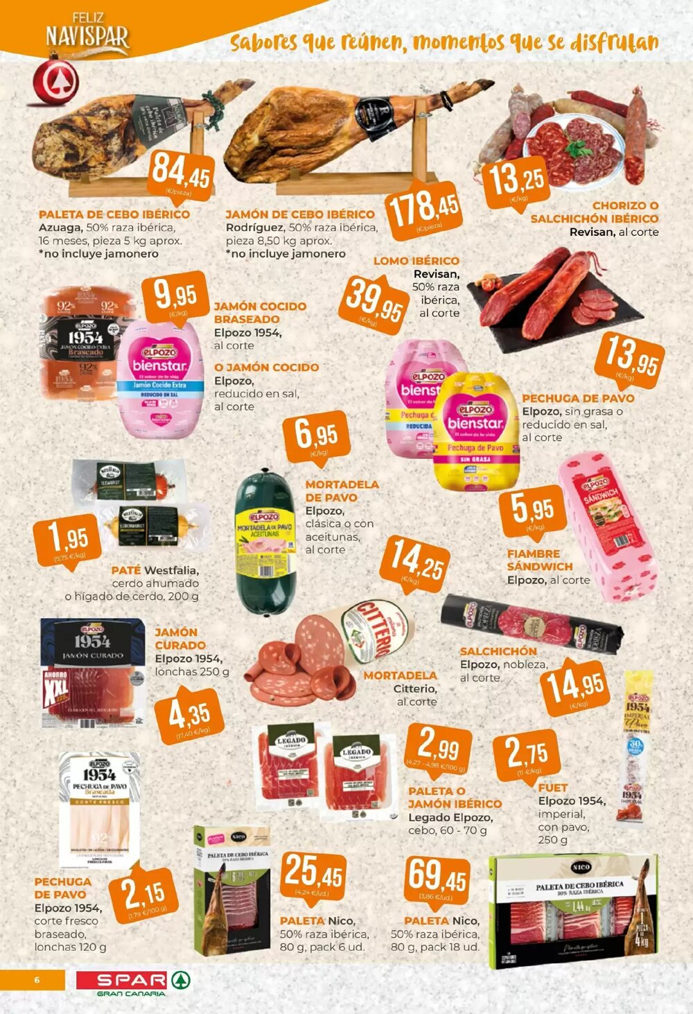 Folleto promocional de SPAR Gran Canaria válido desde el 02/12/2025 - Página 6.