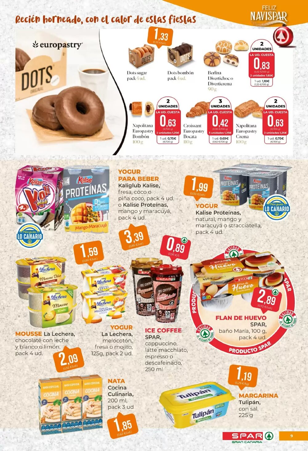 Folleto promocional de SPAR Gran Canaria válido desde el 02/12/2025 - Página 9.
