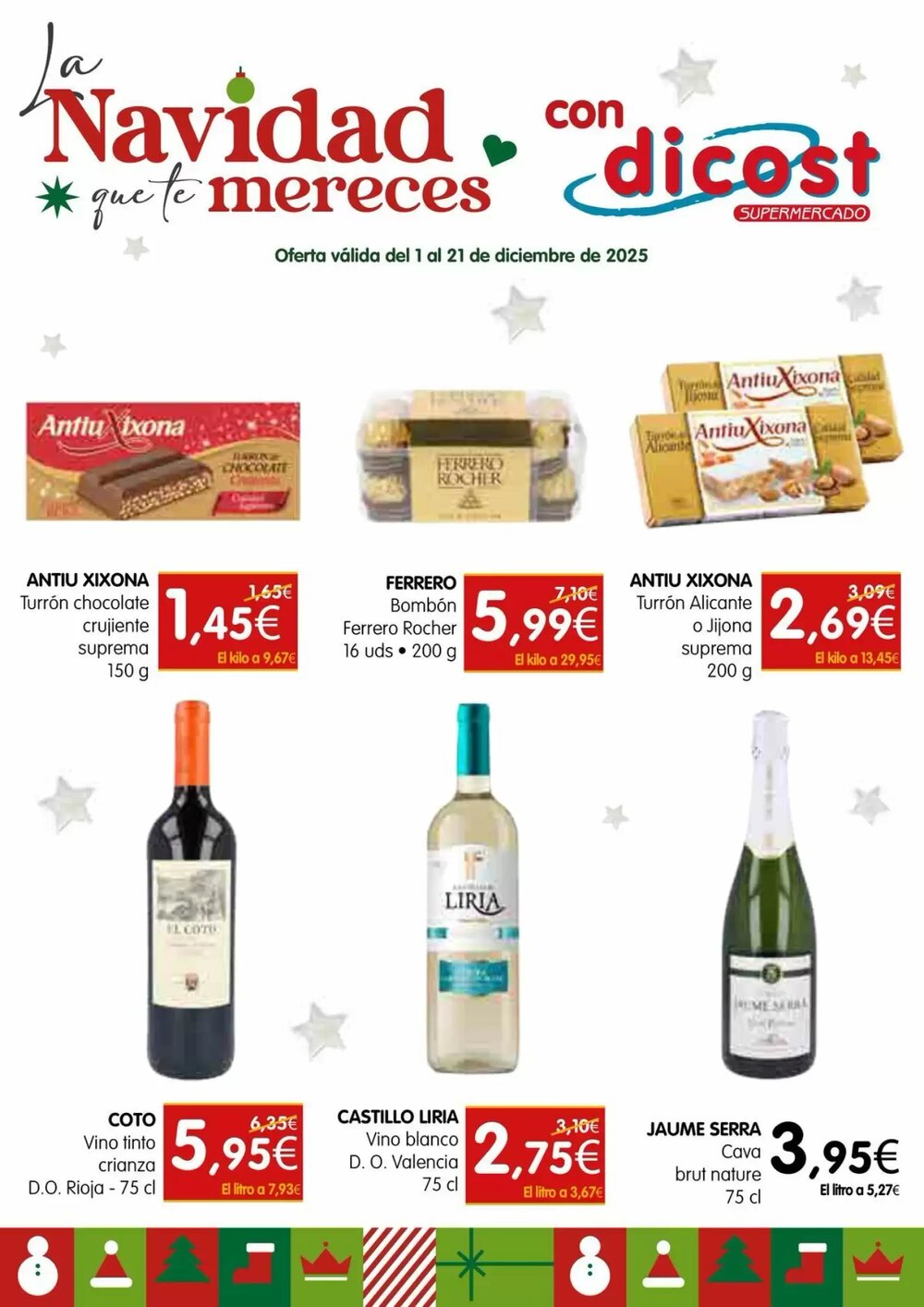 Folleto promocional de Dicost válido desde el 02/12/2025 - Página 1.