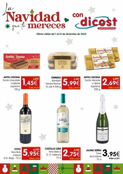 Folleto promocional de Dicost válido desde el 02/12/2025