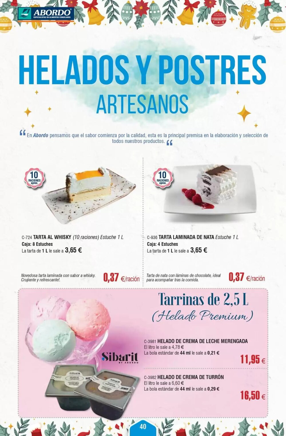 Folleto promocional de Abordo válido desde el 02/12/2025 - Página 40.