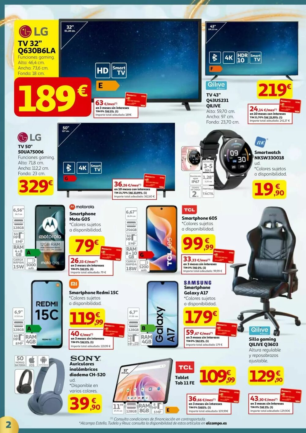 Folleto promocional de Alcampo válido desde el 02/12/2025 - Página 2.