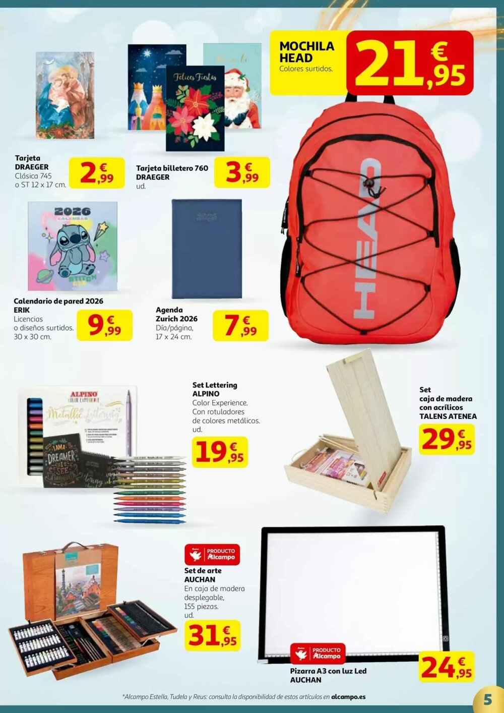 Folleto promocional de Alcampo válido desde el 02/12/2025 - Página 5.