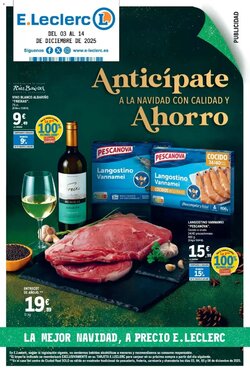 Folleto promocional de E.Leclerc válido desde el 03/12/2025