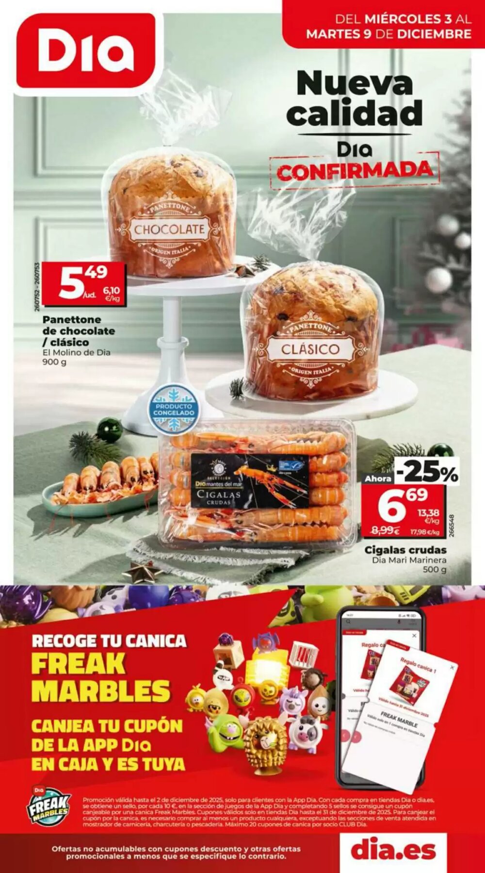 Folleto promocional de Dia válido desde el 03/12/2025 - Página 1.