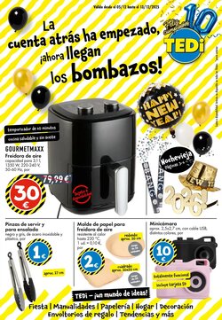 Folleto promocional de TEDi válido desde el 04/12/2025