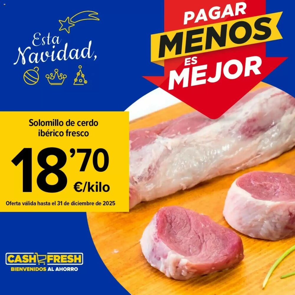 Folleto promocional de Cash Fresh válido desde el 04/12/2025 - Página 1.