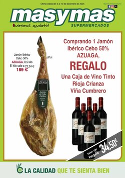 Folleto promocional de Masymas válido desde el 04/12/2025
