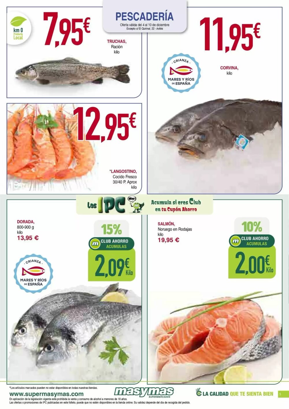 Folleto promocional de Masymas válido desde el 04/12/2025 - Página 5.