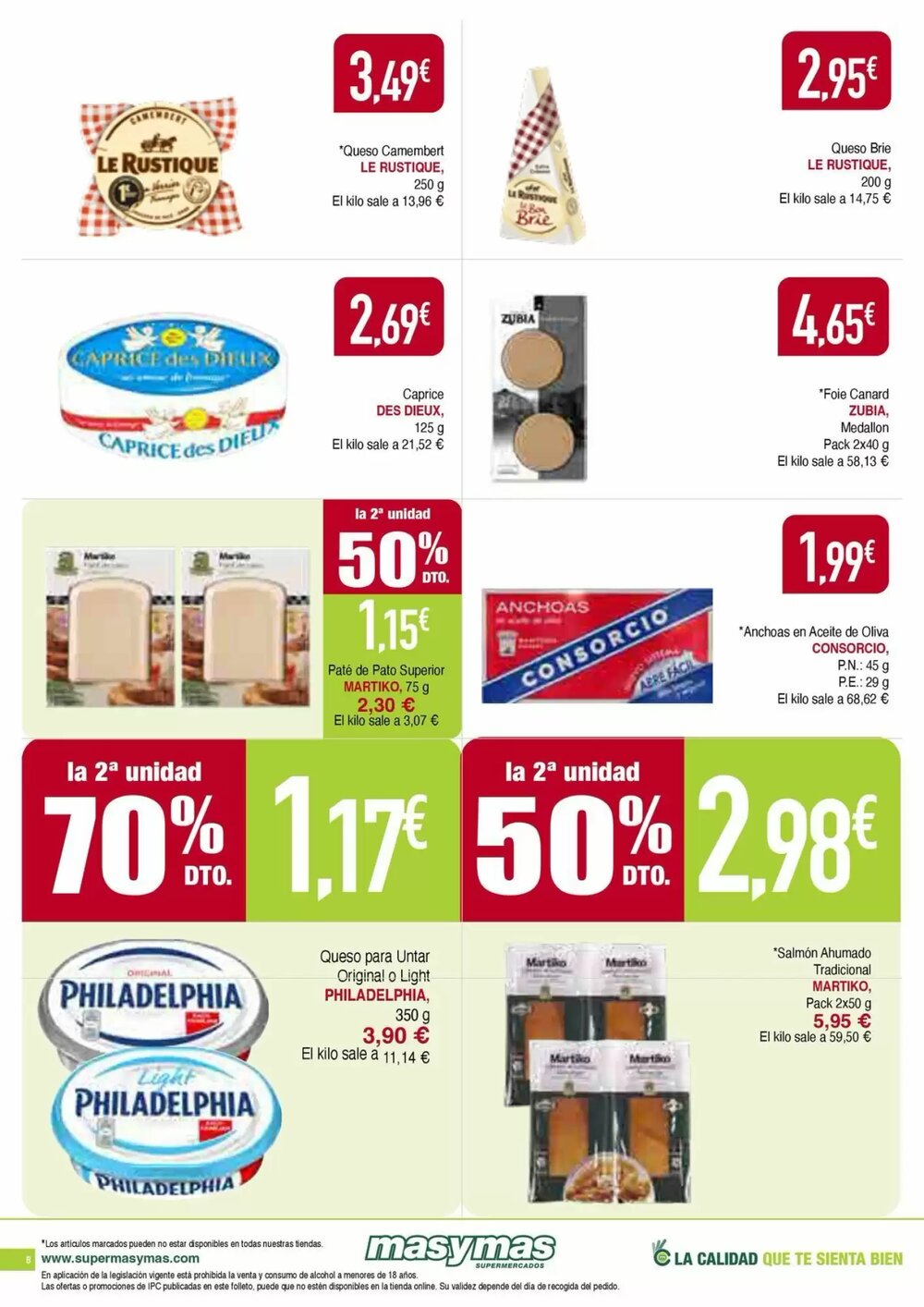 Folleto promocional de Masymas válido desde el 04/12/2025 - Página 8.