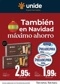 Folleto promocional de Unide Supermercados válido desde el 04/12/2025