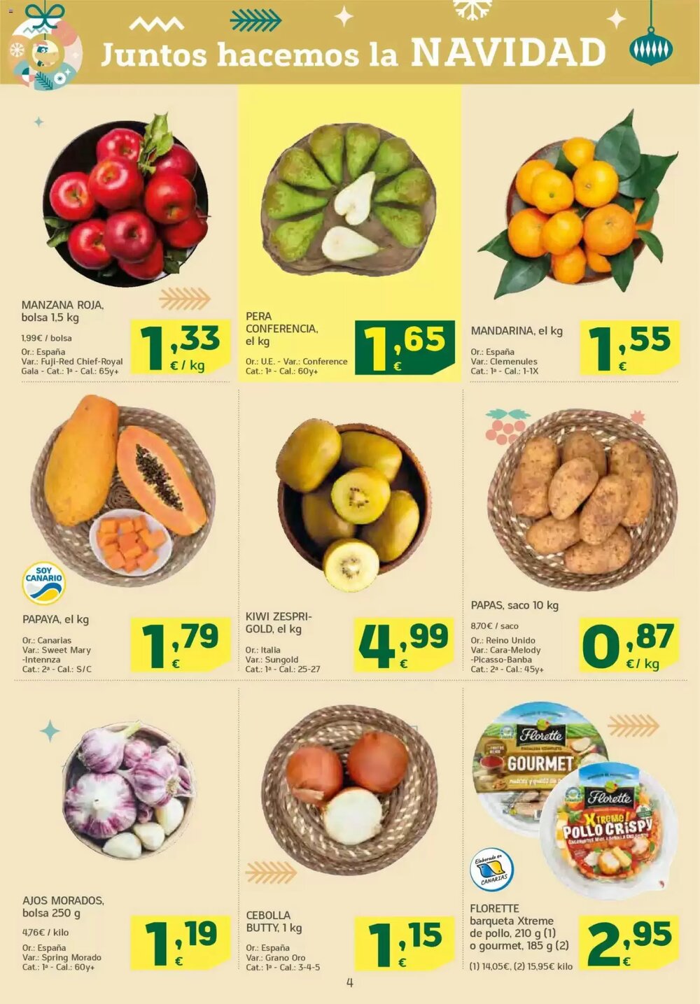 Folleto promocional de HiperDino válido desde el 04/12/2025 - Página 4.