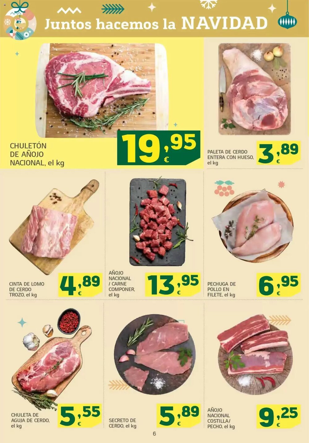 Folleto promocional de HiperDino válido desde el 04/12/2025 - Página 6.