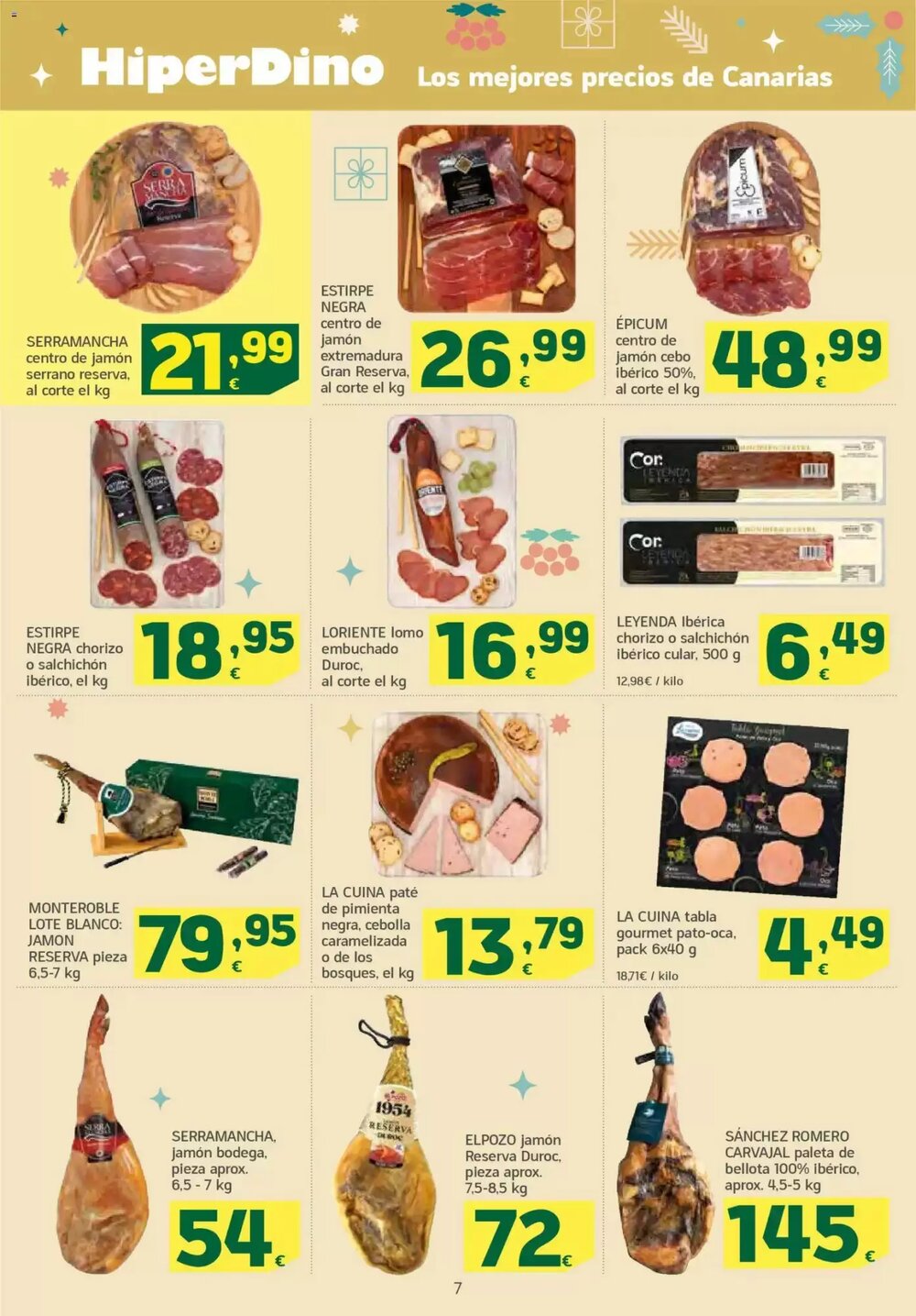 Folleto promocional de HiperDino válido desde el 04/12/2025 - Página 7.