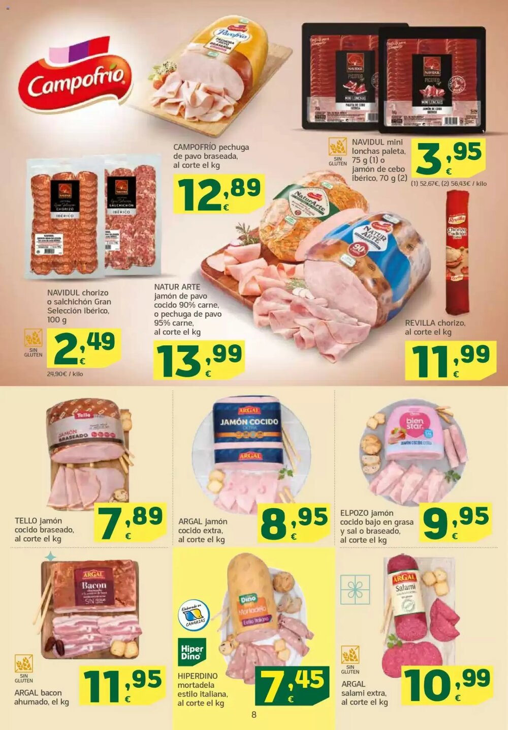 Folleto promocional de HiperDino válido desde el 04/12/2025 - Página 8.