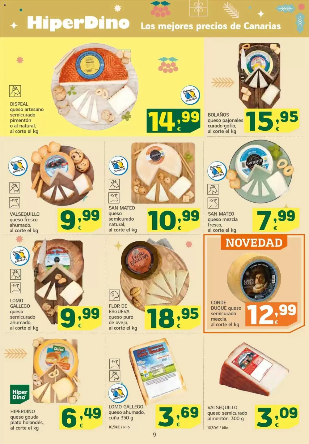 Folleto promocional de HiperDino válido desde el 04/12/2025 - Página 9.